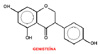 Estructura química de la genisteína