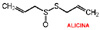 Estructura química de la alicina