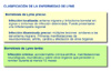 Clasificación de los estadios de la borreliosis de Lyme